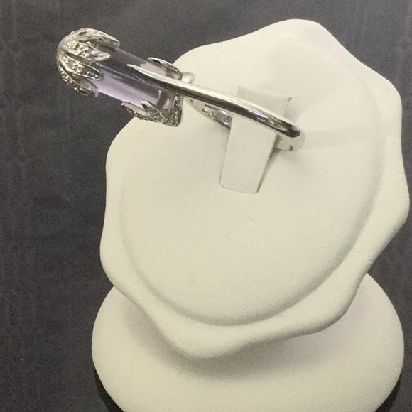 VtgAntiq925SterlingSilverLoLoEliseAdoreAmethystRg7 - Picture 2 of 8